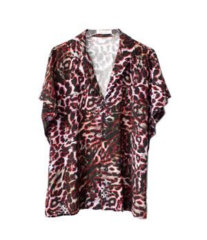 (SALE 5/$25) Kaftko Camper T-shirt in Ocelot